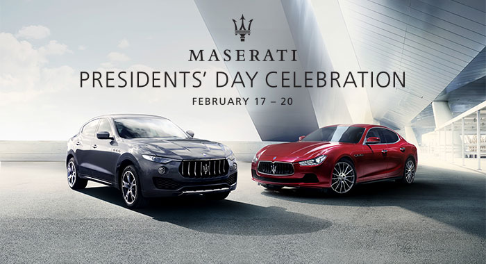 Maserati President's Day Celebration