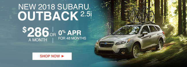 New 2018 Subaru Outback 2.5i