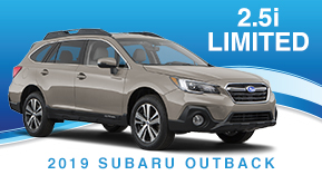 New 2019 Subaru Outback 2.5i Limited