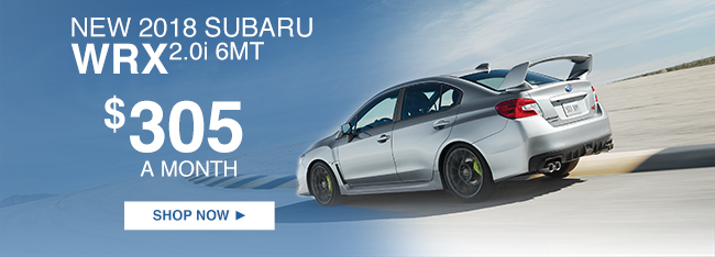 New 2018 Subaru WRX 2.0i 6MT