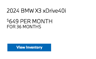 2024 BMW X3 xDrive40i