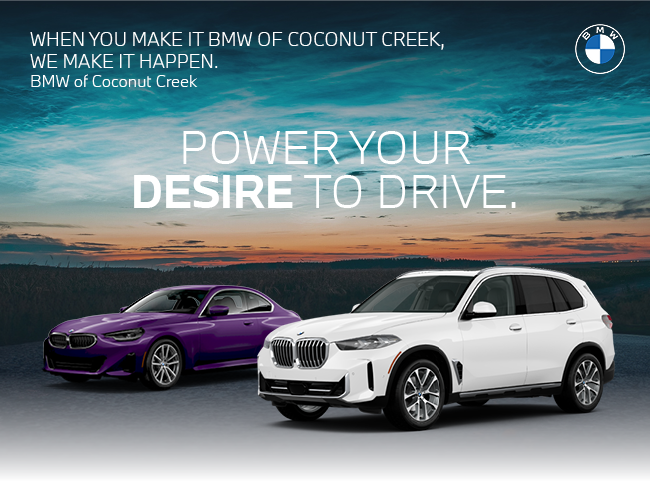 Power yout desire to drive at BMW of Coconut Creek