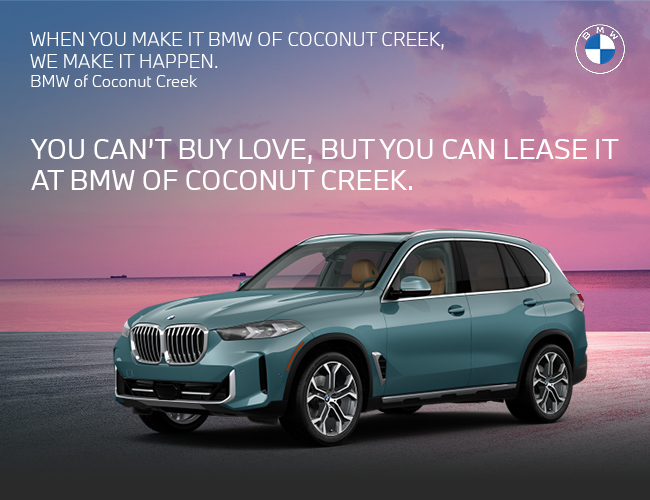 Take the road home to savings at BMW of Coconut Creek