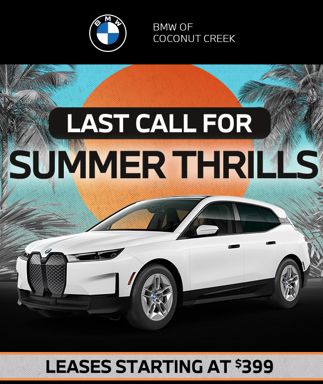 The open road is calling and BMW of Coconut Creek has the answer