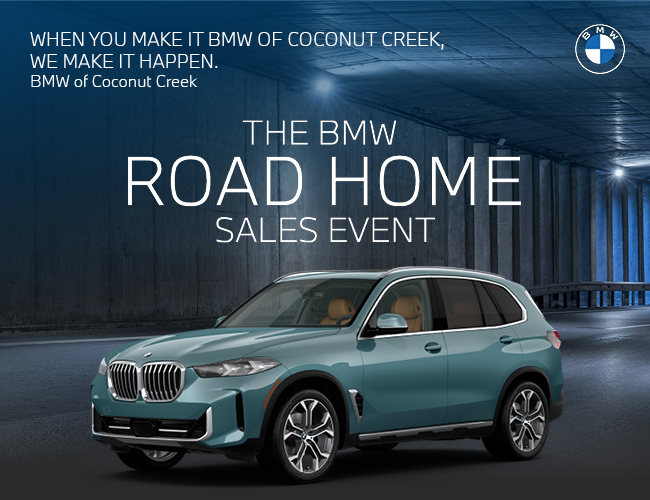 Take the road home to savings at BMW of Coconut Creek