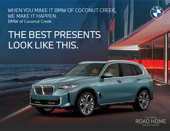 Take the road home to savings at BMW of Coconut Creek