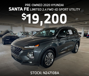 Pre-Owned 2020 Hyundai Santa Fe Limited 2.4 FWD 4D Sport Utility