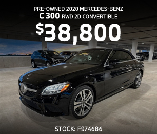 Pre-Owned 2020 Mercedes-Benz C 300 RWD 2D Convertible