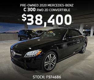 Pre-Owned 2020 Mercedes-Benz C 300 RWD 2D Convertible