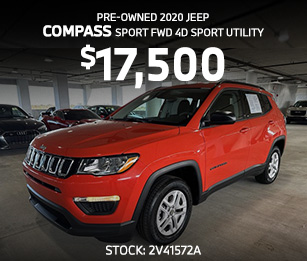 Pre-Owned 2020 Jeep Compass Sport FWD 4D Sport Utility
