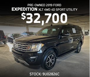 Pre-Owned 2019 Ford Expedition XLT 4WD 4D SPort Utility