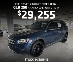 Pre-Owned 2020 Mercedes-Benz GLB 250 4MATIC 4D Sport Utility