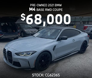 Pre-Owned 2021 BMW M4 Base RWD Coupe
