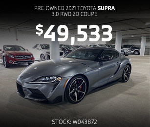 preowned Toyota Supra