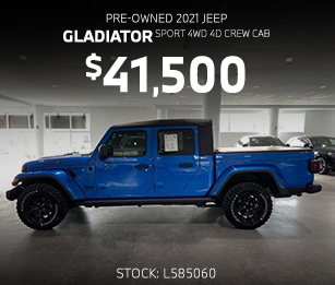 pre-owned 2021 Jeep Gladiator
