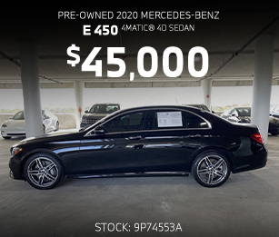 pre-owned 2020 Mercedes-Benz E 450