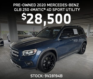 Pre-Owned 2020 Mercedes-Benz GLB 250 4MATIC® 4D Sport Utility