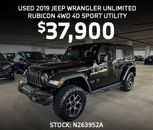 Used 2019 Jeep Wrangler Unlimited Rubicon 4WD 4D Sport Utility