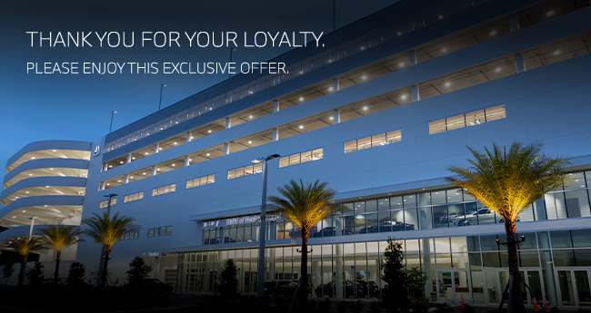 Thank you for your Loyalty - please enjoy this exclusive offer