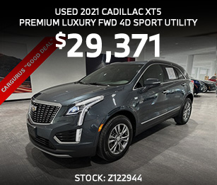 Used 2021 Cadillac XT5 Premium Luxury FWD 4D Sport Utility