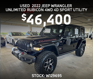 Used 2022 Jeep Wrangler Unlimited Rubicon 4WD 4D Sport Utility