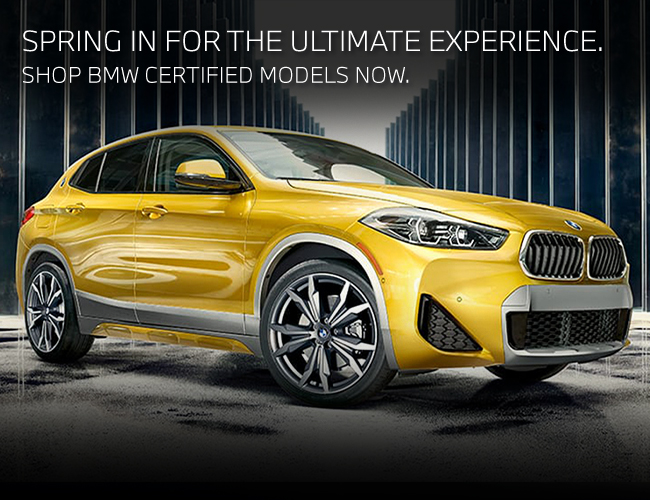 Spring in for the ultimate experience shop BMW Certified models now