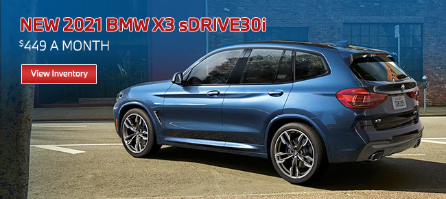 New 2021 BMW X3 sDrive30i