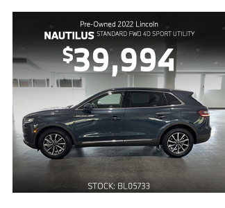 pre-owned Lincoln Nautilus