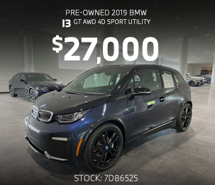 pre-owned 2019 BMW I3 GT AWD