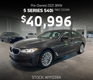 pre-owned 2021 BMW 5 Series 540i