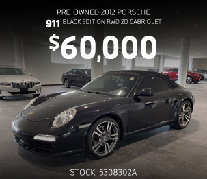 pre-owned 2012 Porsche 911 Black Edition