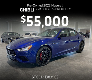 preowned 2022 Maserati Ghibli