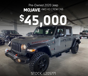 preowned Mojave jeep