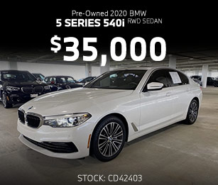 preowned 2020 BMW 5 Series