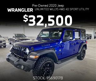 pre-owned Jeep Wrangler