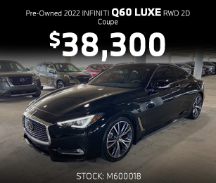 pre-owned 2022 Infiniti Q60 LUXE
