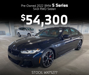 pre-owned 2022 BMW 5 series