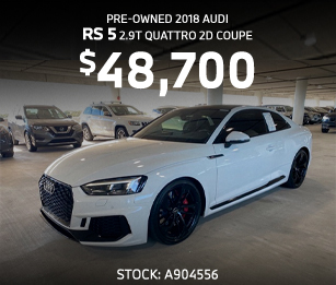 preowned Audi RS