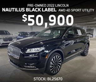 preowned Lincoln Nautilus