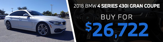 2018 BMW 4 Series 430i Gran Coupe