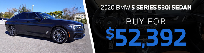 2020 BMW 5 Series 530i Sedan