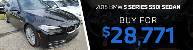 2016 BMW 5 Series 550i Sedan