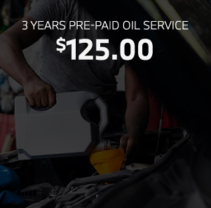 3 years Pre-paid oil service