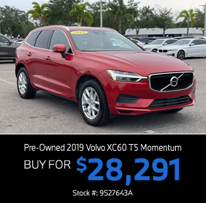 Pre-Owned 2019 Volvo XC60 T5 Momentum