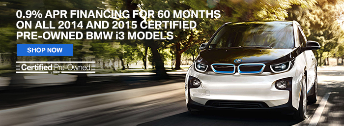 Certified Pre-Owned BMW i3 Models