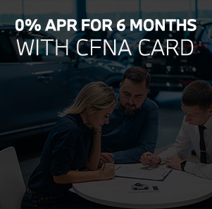 0 APR for 6 months with CFNA card