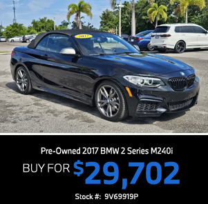 Pre-Owned 2017 BMW 2 Series 2 Series M240i