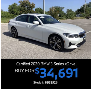 Pre-Owned 2020 BMW 3 Series 330i