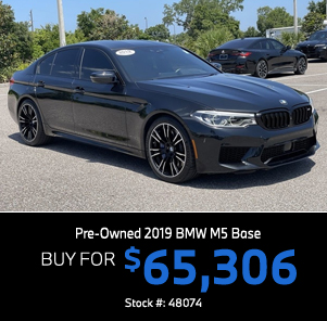 Pre-Owned 2019 BMW M5 Base