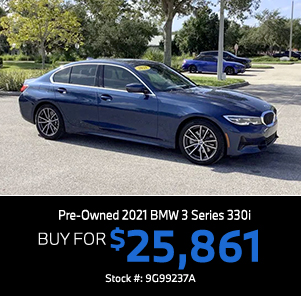 Pre-Owned 2021 BMW 3